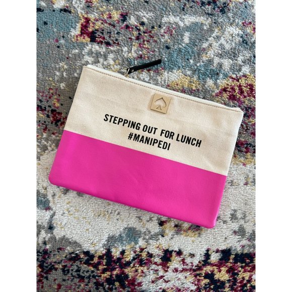 kate spade Handbags - KATE SPADE Mani Pedi Clutch Bag NEW